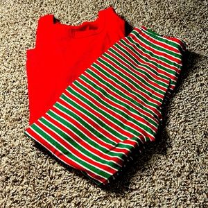 Christmas shirt and leggings set
